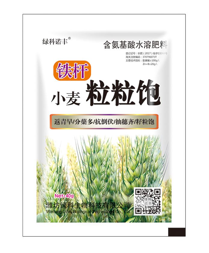 铁杆 小麦粒粒饱 40g单袋 含氨基酸水溶肥料 公海赌船710